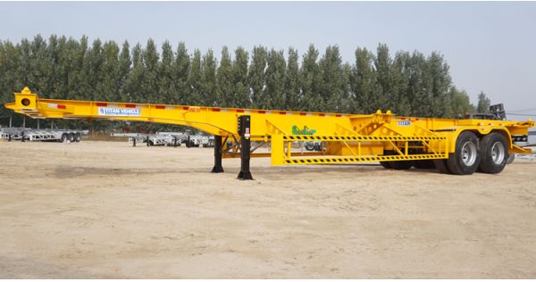 How to check your 40ft skeleton trailer with 4 ways?