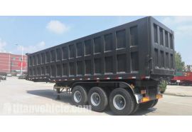 Hydraulic Dump Trailer will be send to Ghana Tema Harbour