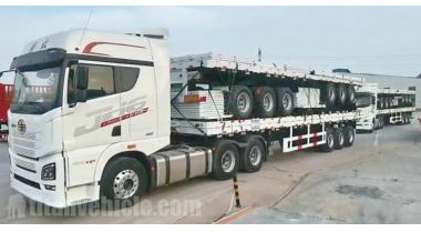 3 Axle 40T Sideboard Trailer wil be sent to Kenya