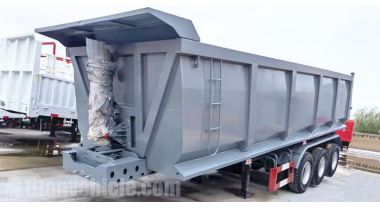Tri Axle U Shape Rear Dump Semi Trailer for Sale in Madagascar