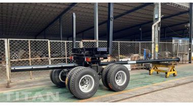 Wood/Log/Timber Transport Semi Trailer will be sent to Nigeria