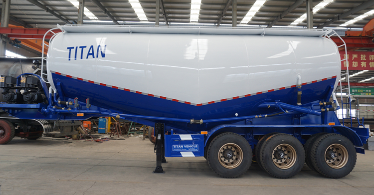 TITAN 3 Axles 45cbm cement bulker trailer for sale