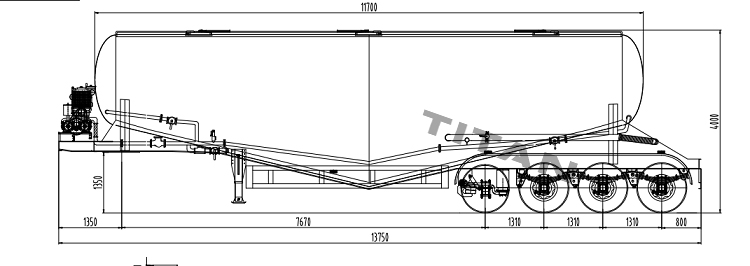How do dry powder bulk cement tanker trailers work?