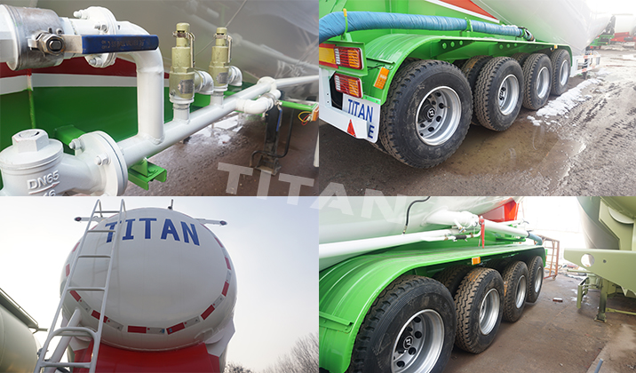 How do dry powder bulk cement tanker trailers work?
