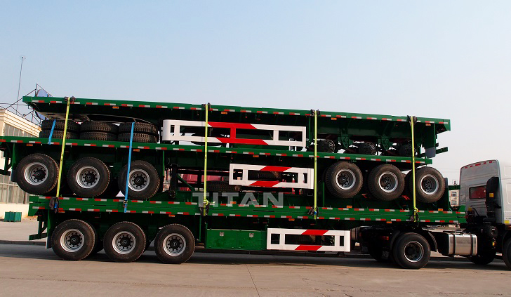 What is the difference between drawbar flatbed trailer and a platform semi-trailer?