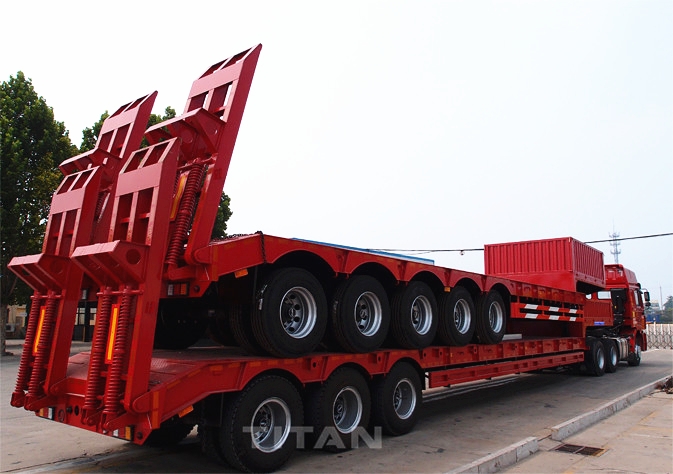 TITAN 5 alxe low deck trailer for sale