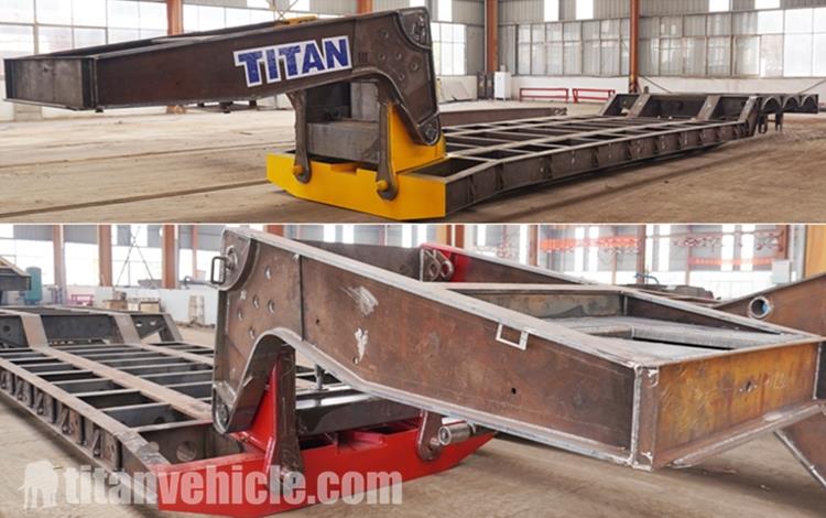 50 Ton Detachable Gooseneck Trailer for Sale In Zimbabwe Harare