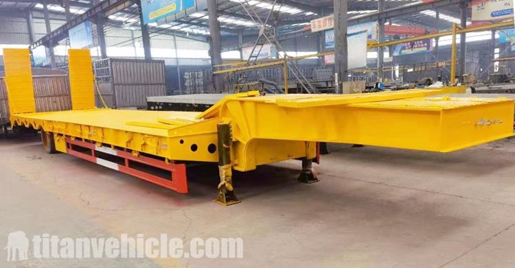 100 Ton Low Bed Truck Trailer for Sale Nigeria APAPA