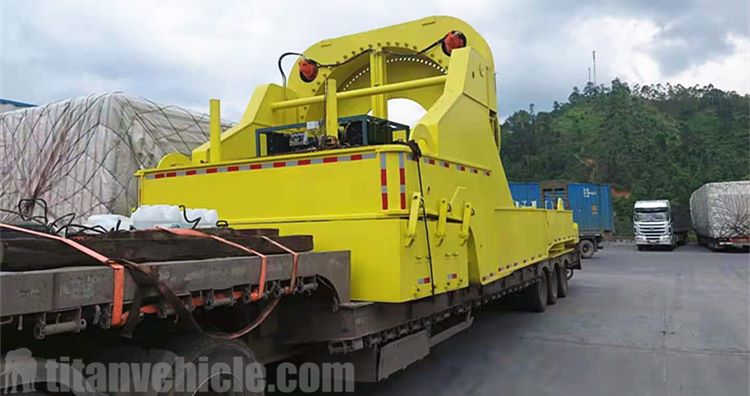 6 Axle Wind Blade Trailer Feedback from Vietnam Customer