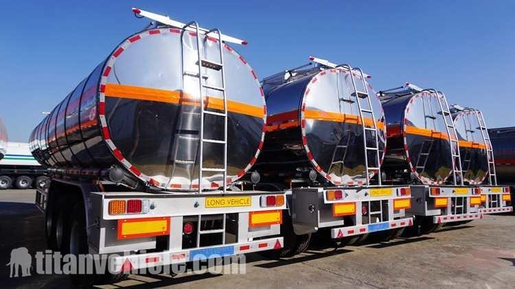 Factory Show Of Stainless Steel Fuel Fuel Tanker Trailer for Sale Price