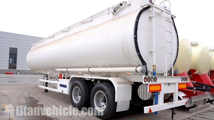 2 Axle 45CBM Oil Tanker Truck Trailer for Sale