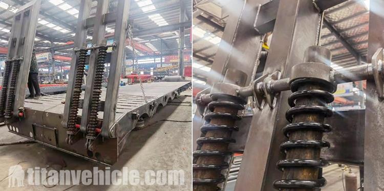 80 Ton Lowbed Semi Trailer for Sale In Chile Valparaíso