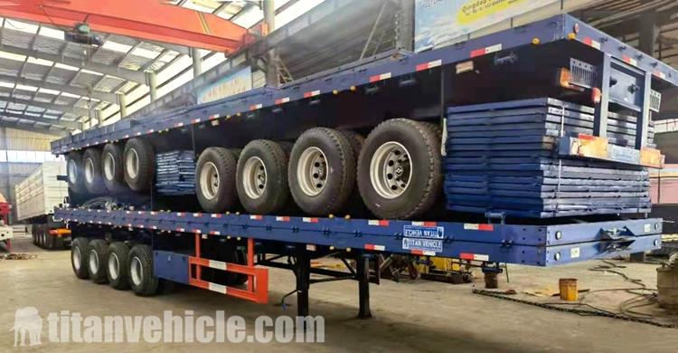 4 Axle Fence Cargo Truck Trailer for Sale in Guyana georgetown,gy