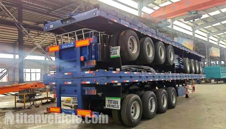4 Axle Fence Cargo Truck Trailer for Sale in Guyana georgetown,gy