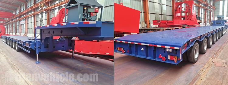 62m Extendable Trailer for Wind Turbine Blade Transportion will be sent to Vietnam