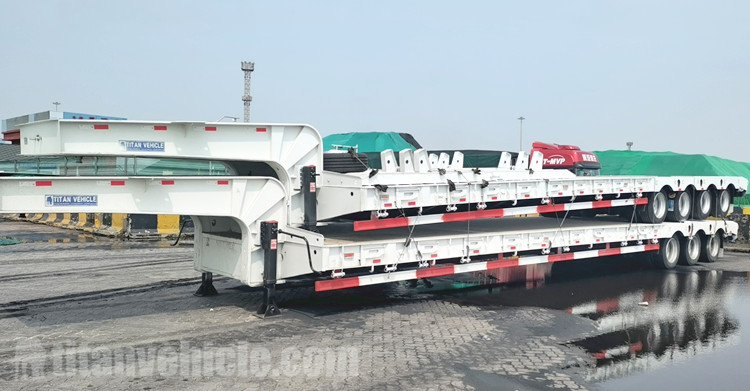 3/4 Axle Low Loader Trailer will be sent to Mozambique