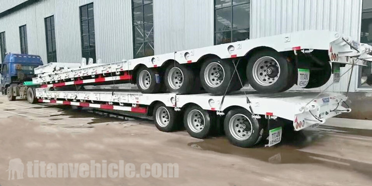 3/4 Axle Low Loader Trailer will be sent to Mozambique