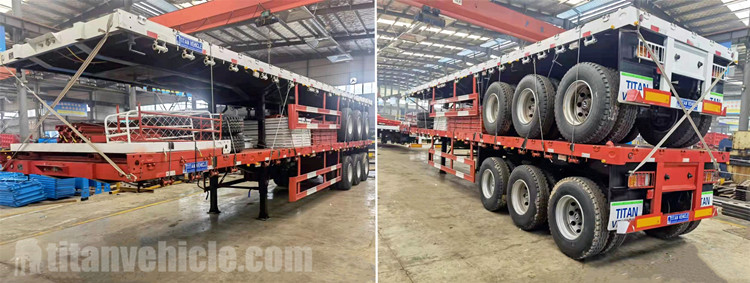 China Cargo Transport Triaxle Trailer with Side Wall will be sent to Guyana