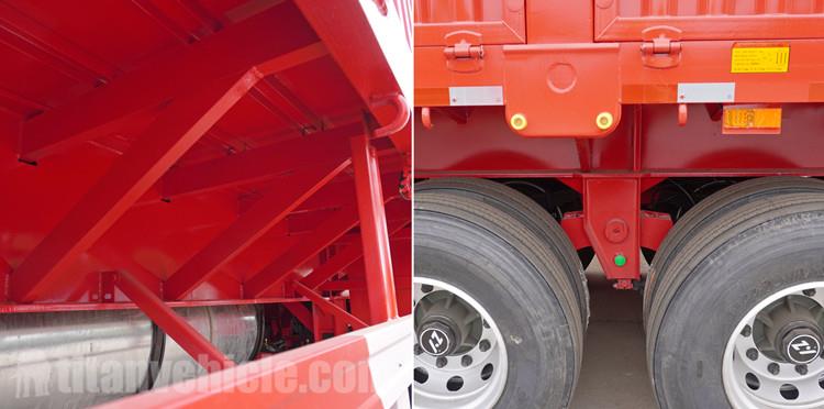 60 Ton Stake Semi Trailer for Sale in Cote d'Ivoire