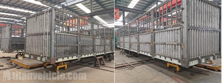 60 Ton Stake Semi Trailer for Sale in Cote d'Ivoire