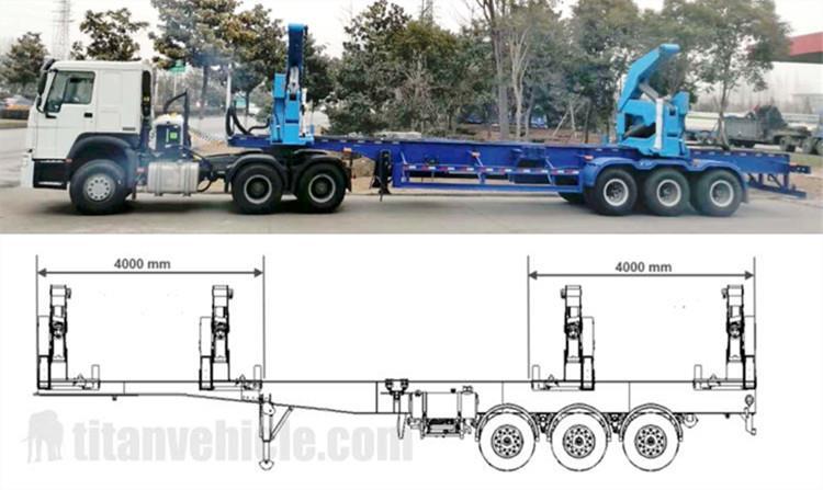 40ft Container Side Lifter Trailer for Sale in Djibouti