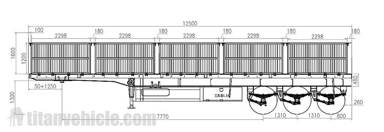 TATA Side Wall Trailer Triaxle will be sent to Mauritania