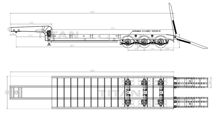 Tri Axle Low Loader Trailer will be sent to Nigeria