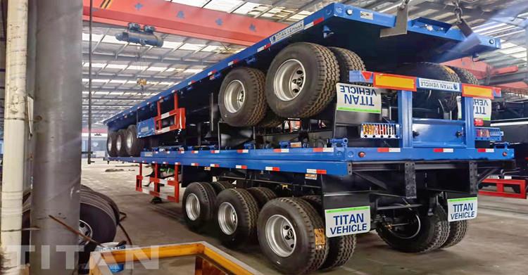 3 Units of 40 ft and 20 foot Flatbed Trailer will be sent to Mauritius
