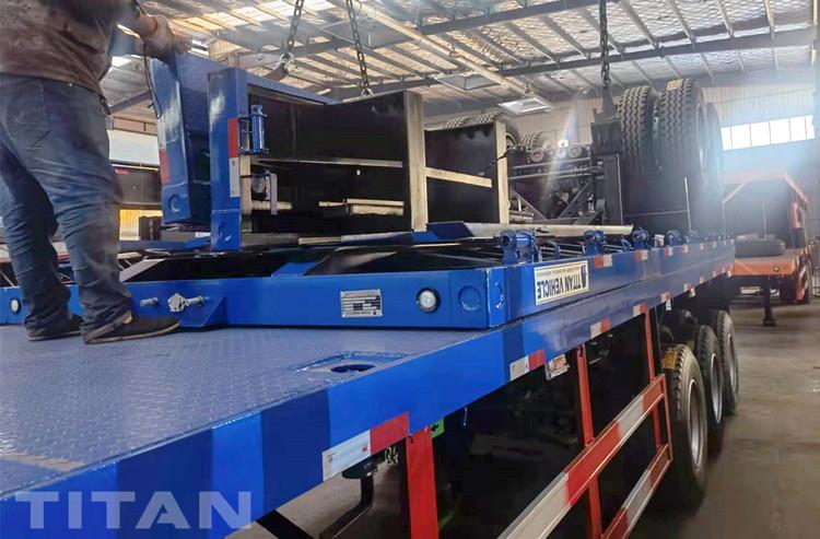 3 Units of 40 ft and 20 foot Flatbed Trailer will be sent to Mauritius