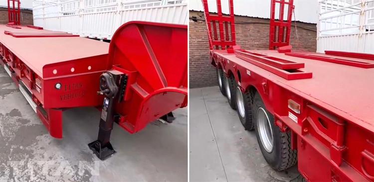 4 Axle 80 Ton Low Bed Truck Price in Mauritania