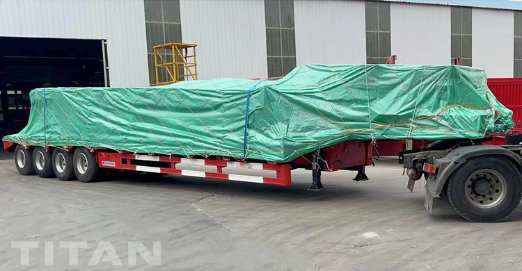 4 Axle 100 Ton Drop Deck Trailer for Sale In Senegal Dakar