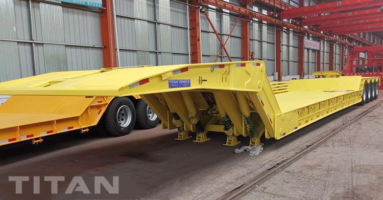 4 Axle Folding Goose Neck Trailer for Sale In Nigeria Lagos