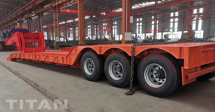 80 Ton Hydraulic Detachable Gooseneck Trailer for Sale In Cote d'Ivoire