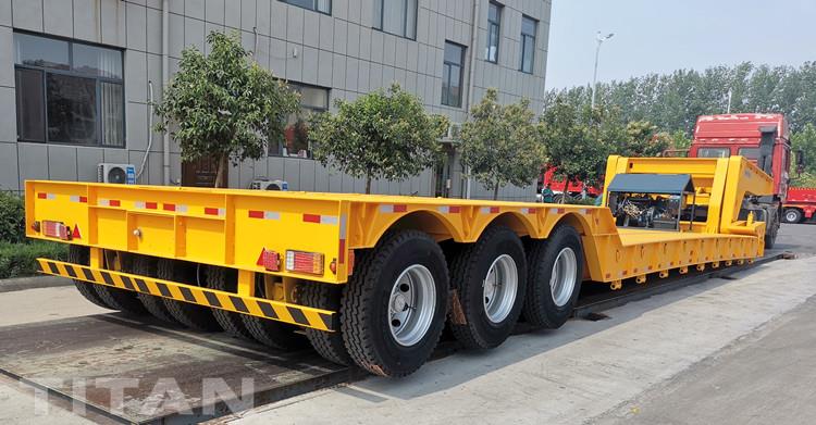 100 Ton Detachable Gooseneck Trailer with Dolly for Sale In Nigeria Lagos