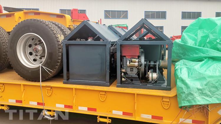 3 Line 6 Axle 150 Ton Lowboy Gooseneck Trailer for Sale In Nigeria Lagos