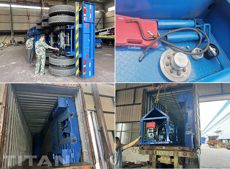 60 Ton Tri Axle Gooseneck Detachable Trailer for Sale in Jamaica