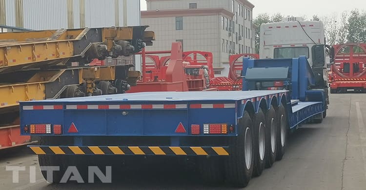60 Ton 3 Axle Gooseneck Detach Trailer for Sale in Eritrea