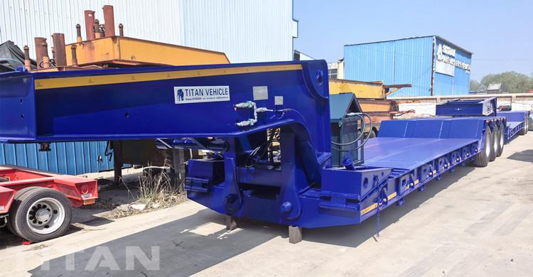 80 Ton Detachable Gooseneck Trailer for Sale in Guyana