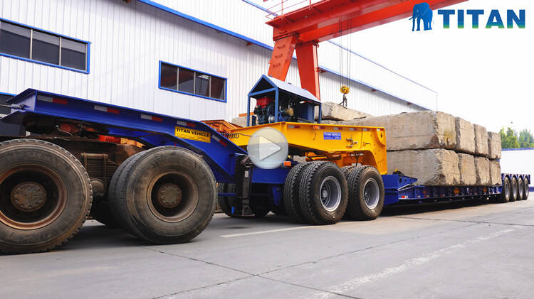 Shipping Package Services of Detachable Removable Gooseneck Trailer