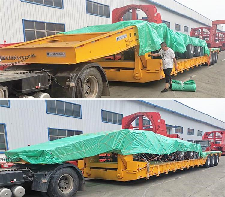 Shipping Package Services of Detachable Removable Gooseneck Trailer