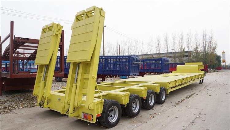 4 line 8 axle low loader trailer