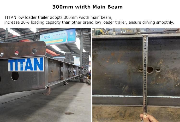 Used Low Loader for Sale  Tri34 Axle Low Loader Trailer for Sale Price