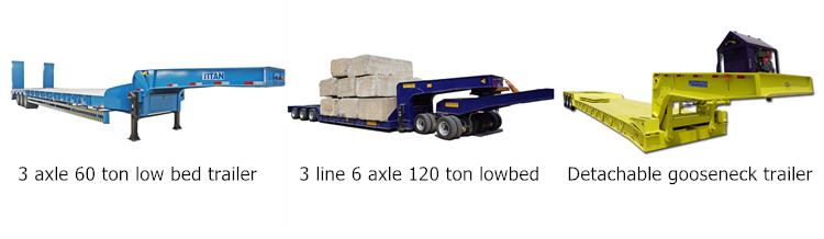 Different Models of Low Bed Trailer - Semi Low Bed Trailer for Sale in Nigeria
