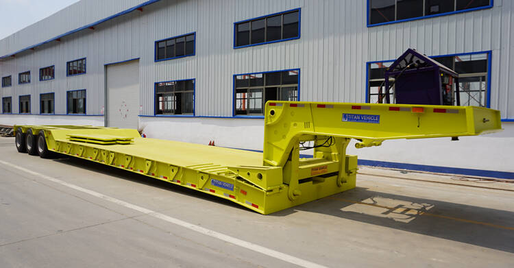 130 ton detachable gooseneck lowboy trailer