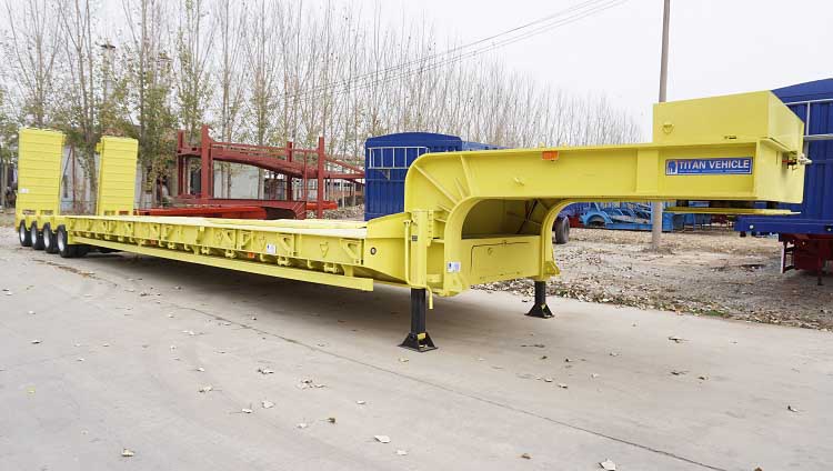 4 Line 8 Axle 100 Ton Heavy Load Trailer for Sale in Mozambique