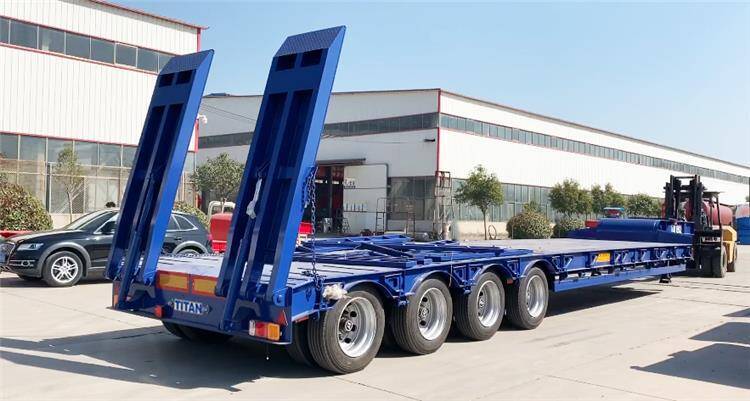 4 Axle 100 Ton Lowbed Trailer for Sale