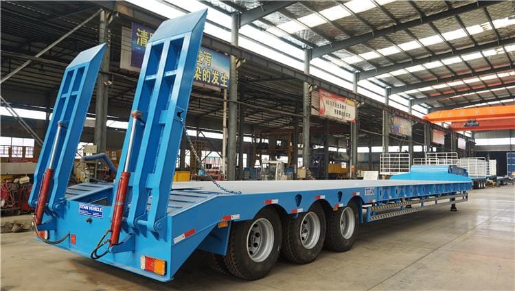 3 Axle 60 Ton Low Bed Truck Trailer Price in Nigeria