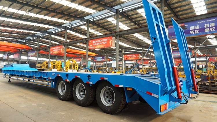 3 Axle 60 Ton Low Bed Truck Trailer Price in Nigeria