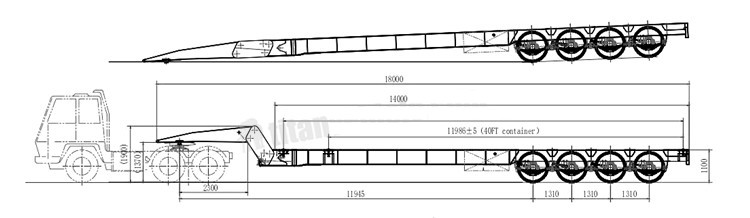 Load King Folding Neck Lowboy for Sale | Folding Gooseneck Lowboy Trailers