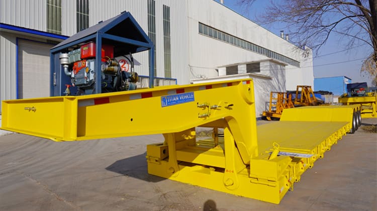 Hydraulic Detachable Gooseneck Trailer | Detachable Neck Trailer